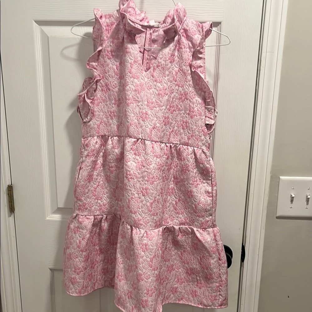 Pink Ruffled Dress